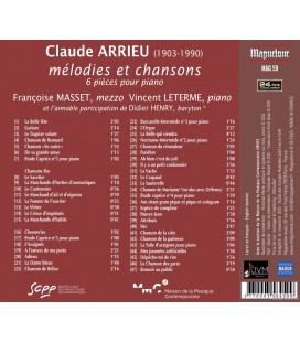 Claude ARRIEU : Mélodies et pièces pour paino